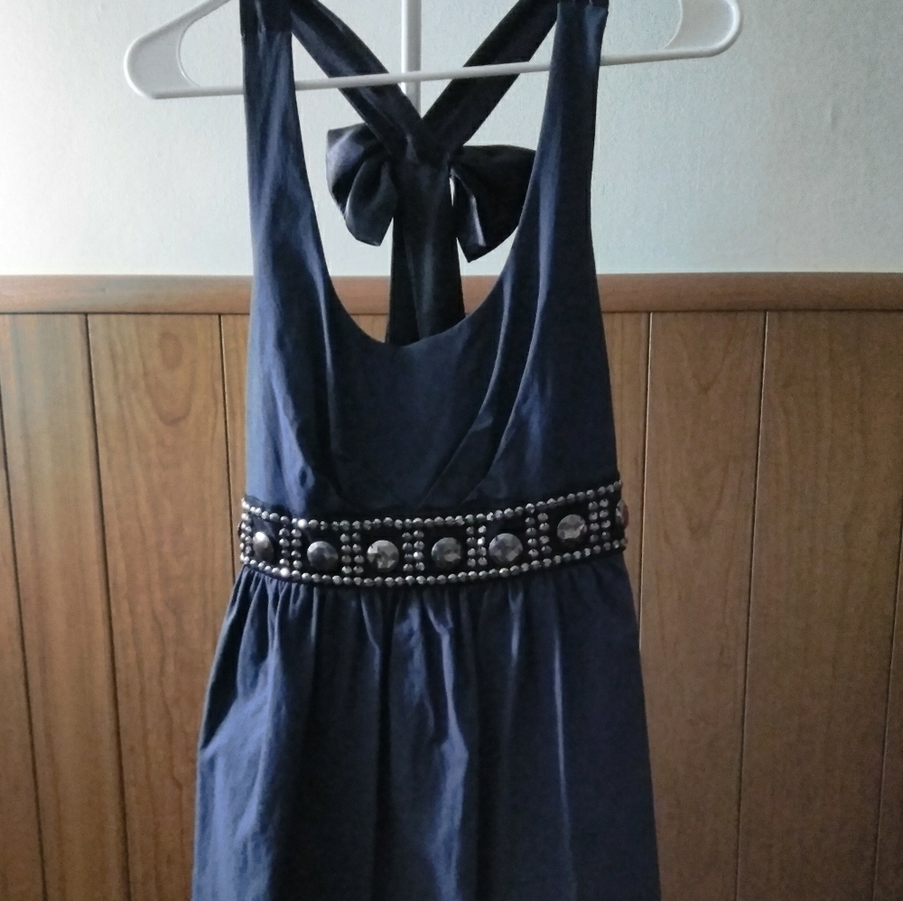 [ Ruby Rox ] Stunning Bow Lace Trim Dress. Sz 13